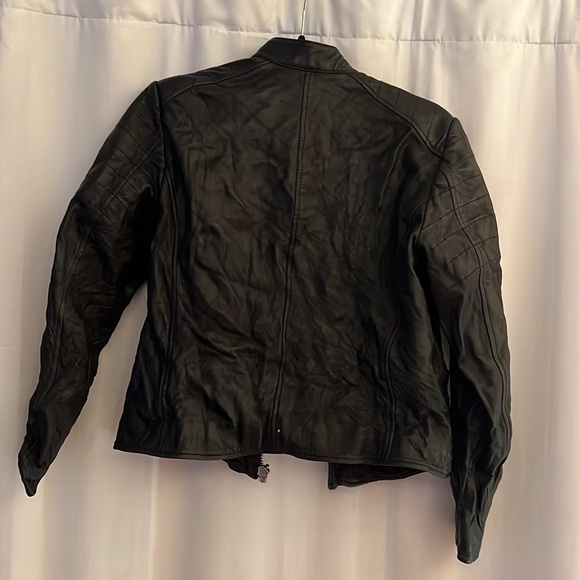 Lucy Brand Short Leather Jacket - Picture 2 of 3
